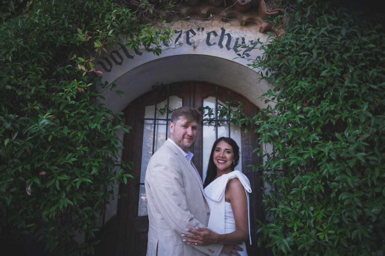 Above the Bay: An Intimate French Riviera Elopement on the Hillsides 17 Couple portraits in Eze during their french Riviera Elopement