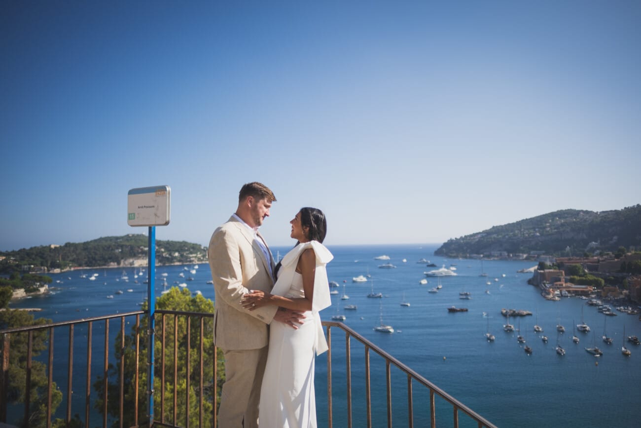 Above the Bay: An Intimate French Riviera Elopement on the Hillsides 3 French Riviera Elopement facing Villefranche-sur-Mer bay
Planning and photography by Wildroses
