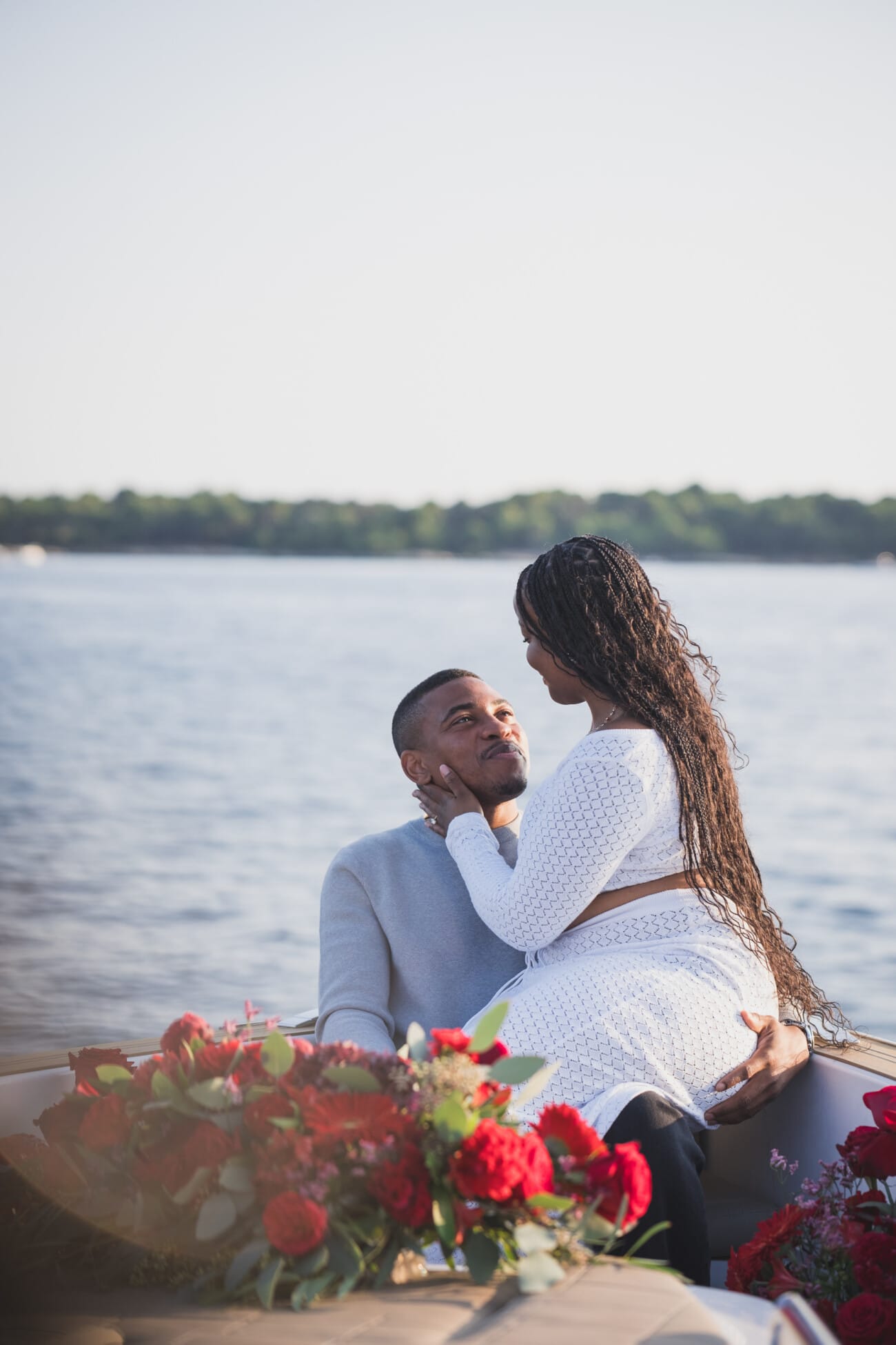 A Romantic Proposal on a Yacht between the Lérins Islands 12 Intimate and tender hug after their Cannes Yacht Proposal.
French Riviera Proposal planning and Photography WildRoses Studio