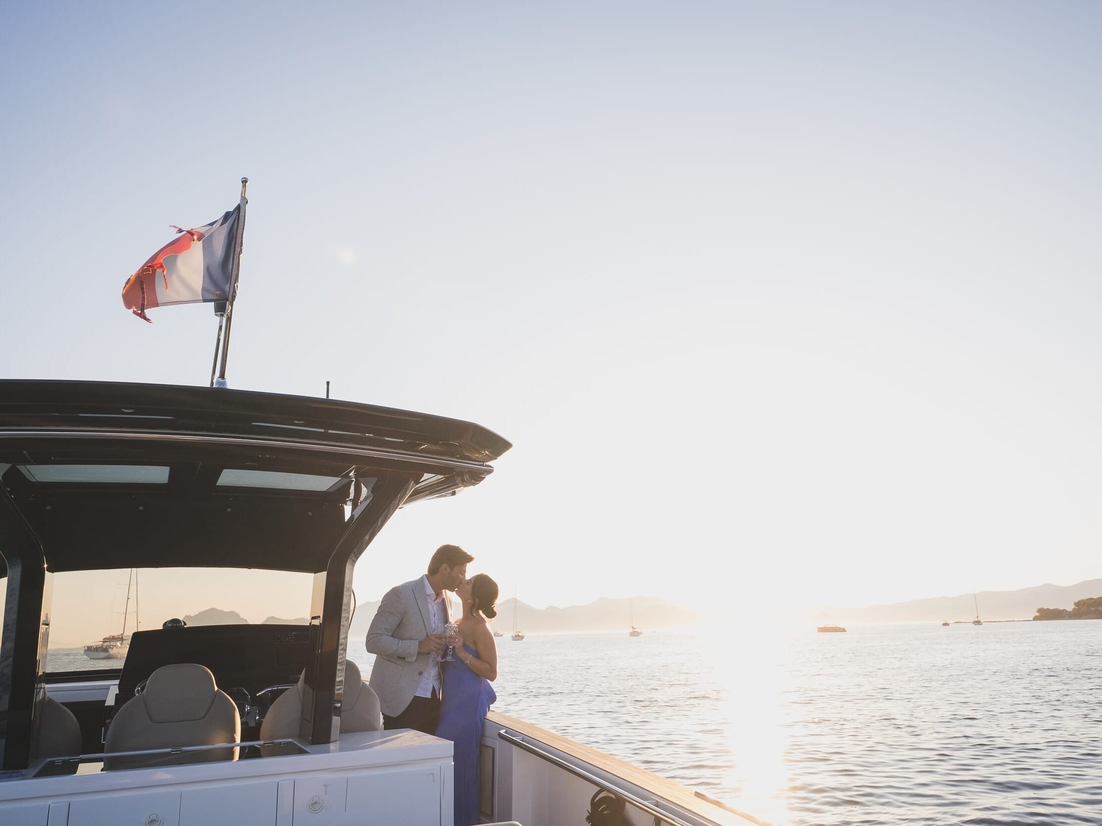 The Most Romantic Cannes Proposal Locations: A Luxury Riviera Guide 7 Cannes Yacht Proposal between Lérins Island at sunset during Cannes Yacht festival