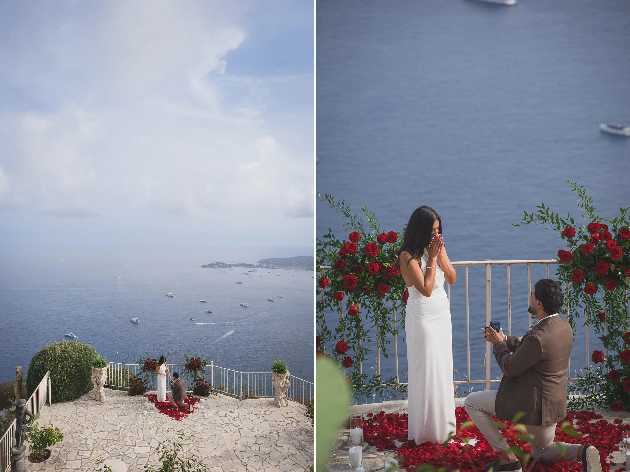 The 30 best places for a PROPOSAL on the French Riviera 13 Chateau Chevre dOr Wedding Proposal 29 edited