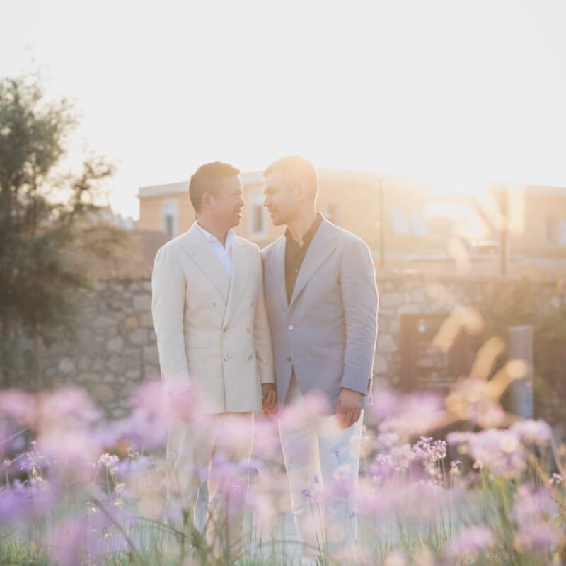 Antibes old town same-sex gay proposal 
