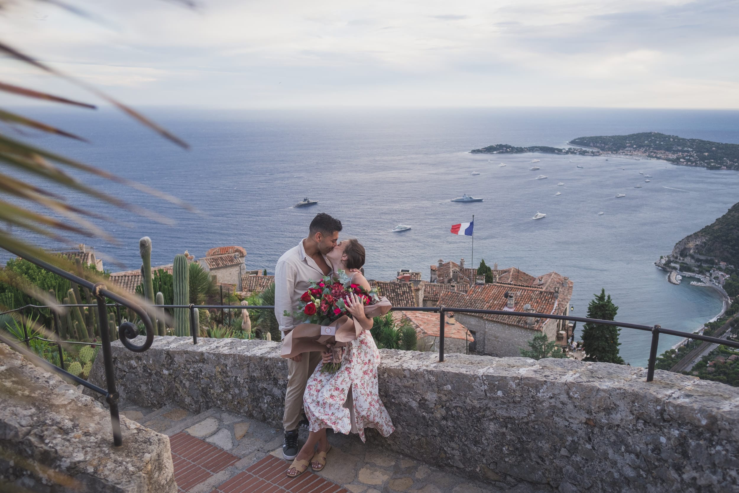 French Riviera Fall Proposal overlooking Eze 57