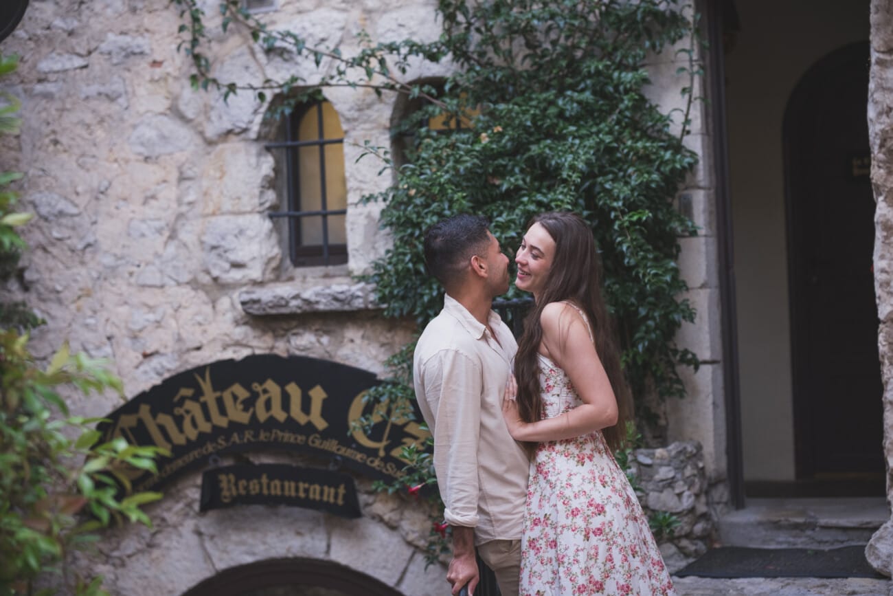 French Riviera Fall Proposal overlooking Eze 82