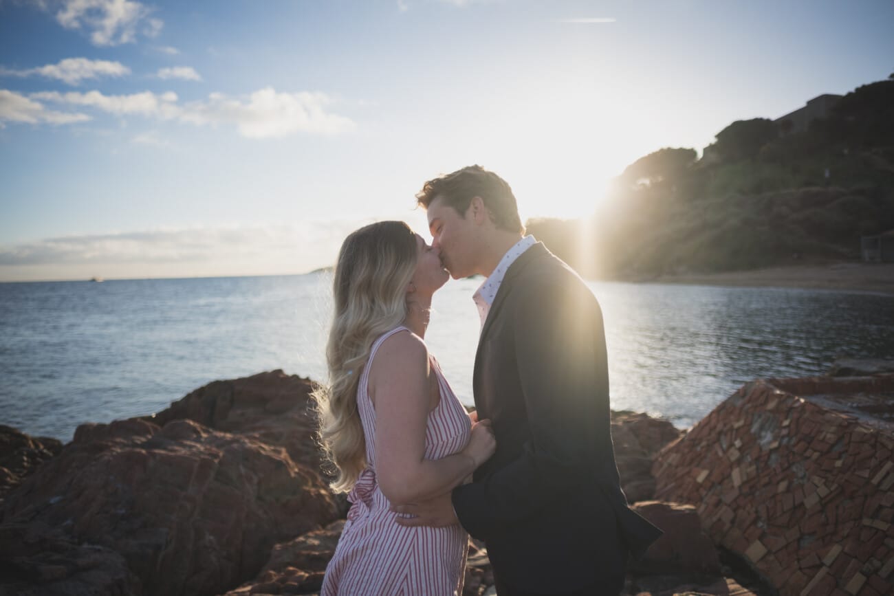 Sunrise Proposal an the beach: A Private Saint-Tropez Story 13 Saint Tropez early morning intimate proposal couple celebrating their engagement.
Planning and photography WildRoses