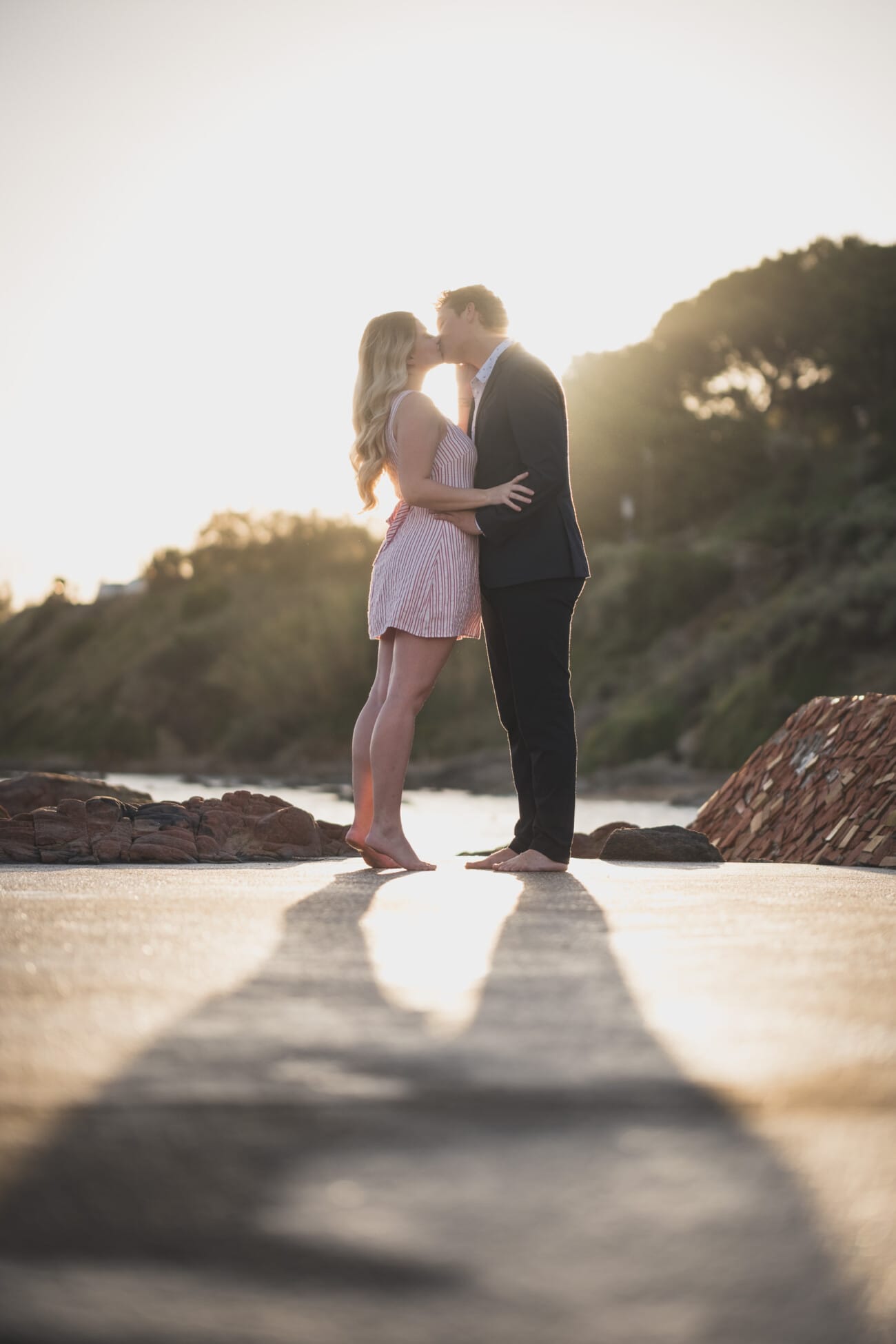 Sunrise Proposal an the beach: A Private Saint-Tropez Story 15 Saint Tropez early morning intimate proposal couple kissing
Planning and photography WildRoses