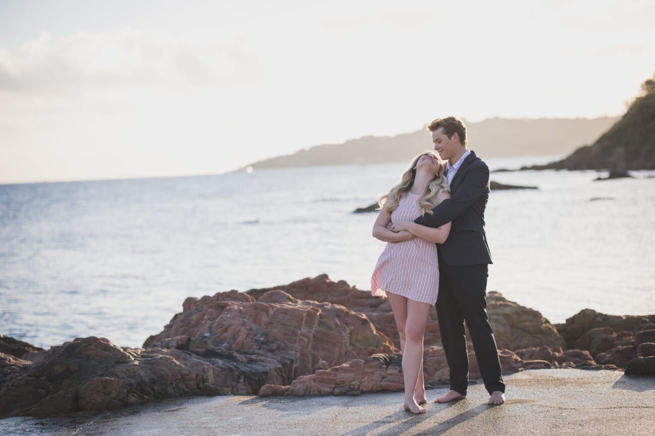 Sunrise Proposal an the beach: A Private Saint-Tropez Story 16 Saint Tropez early morning intimate proposal couple celebrating their engagement.
Planning and photography WildRoses