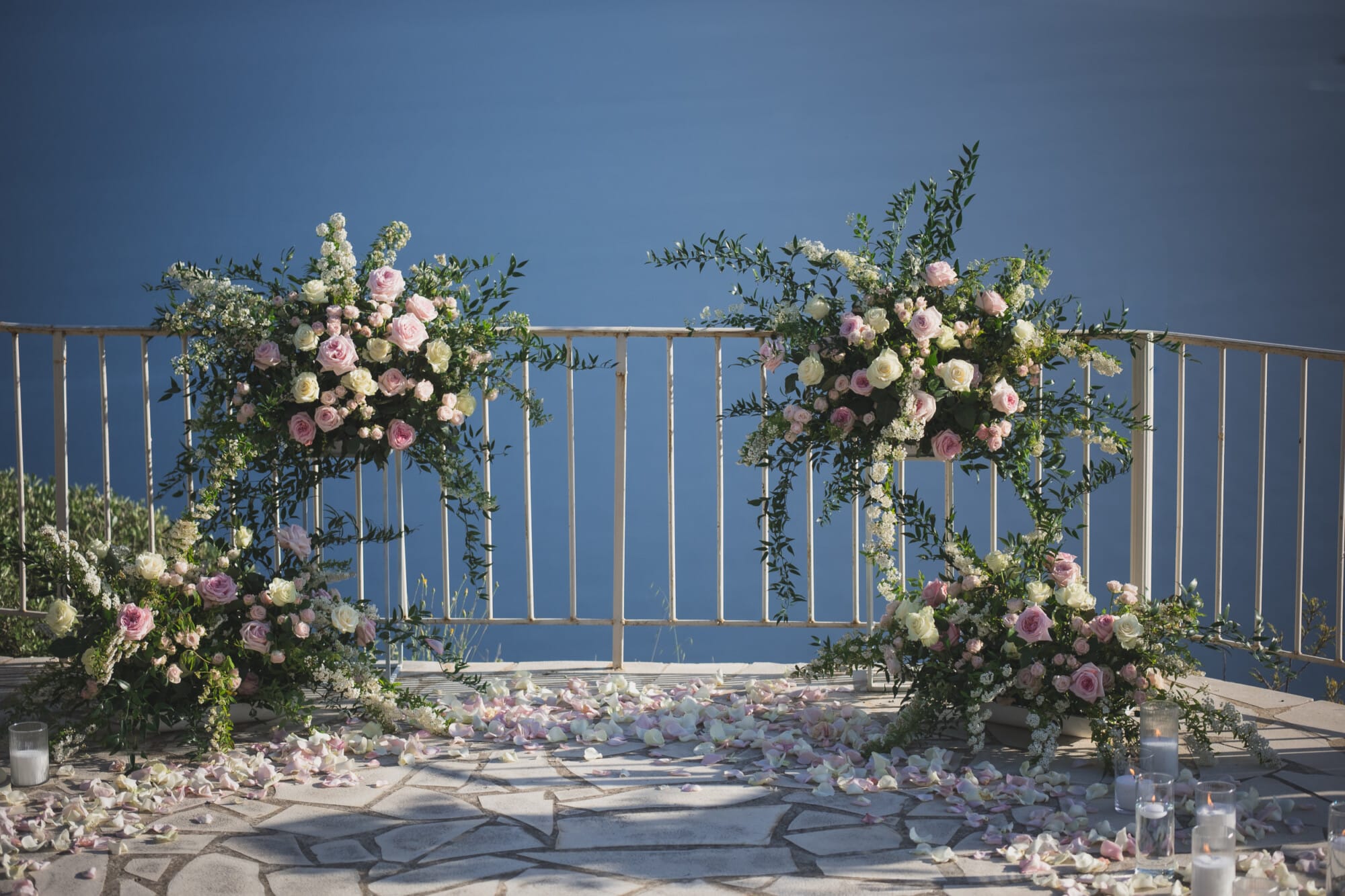 A Breathtaking Surprise Proposal at Château de la Chèvre d’Or, Eze | French Riviera 2 Eze Chateau Chevre d'or Proposal beautiful floral decorationProposal Planning & photography WildRoses