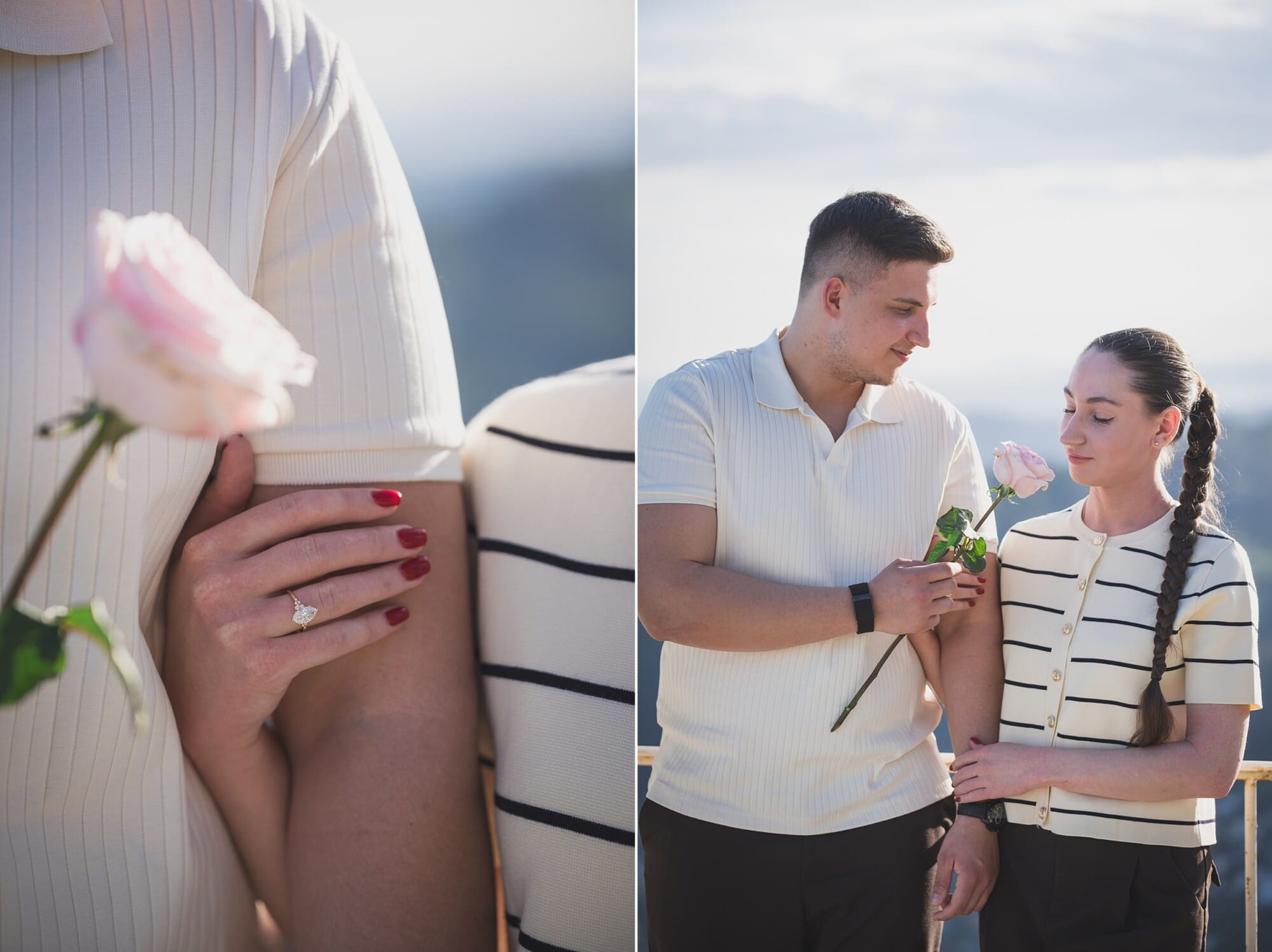 A Breathtaking Surprise Proposal at Château de la Chèvre d’Or, Eze | French Riviera 8 Eze Chateau Chevre d'or Proposal couple emotional moment after the yesProposal Planning & photography WildRoses