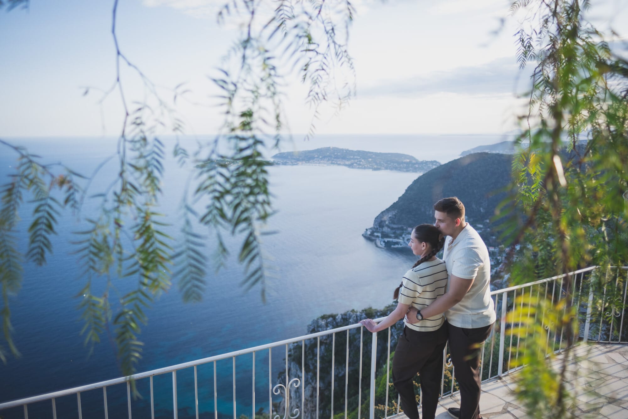 A Breathtaking Surprise Proposal at Château de la Chèvre d’Or, Eze | French Riviera 15 Eze Chateau Chevre d'or Proposal couple with stunning French Riviera viewProposal Planning & photography WildRoses