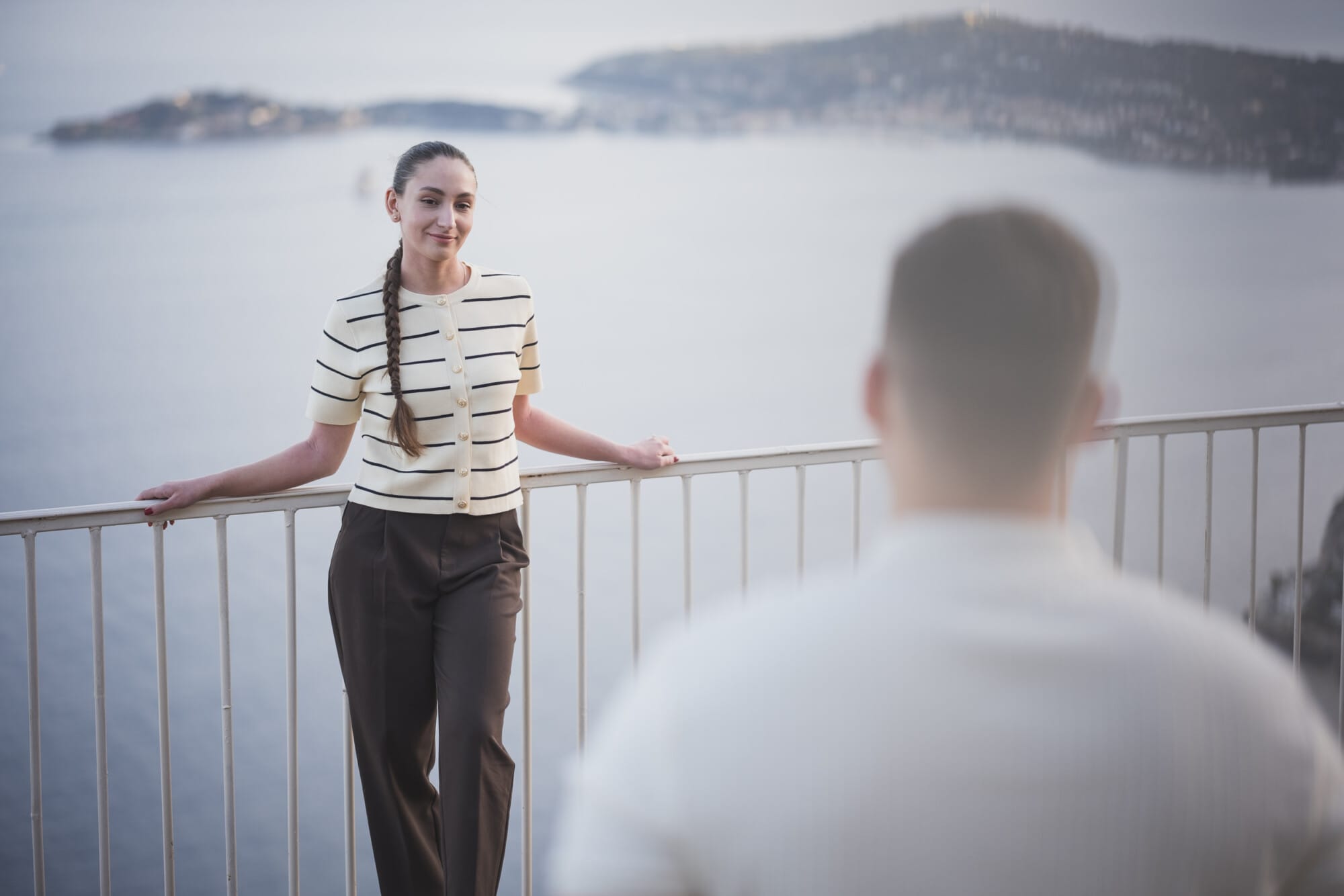 A Breathtaking Surprise Proposal at Château de la Chèvre d’Or, Eze | French Riviera 18 Eze Chateau Chevre d'or Proposal couple at temple of loveProposal Planning & photography WildRoses